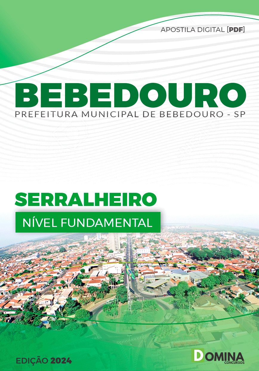 Apostila Pref Bebedouro SP 2024 Serralheiro
