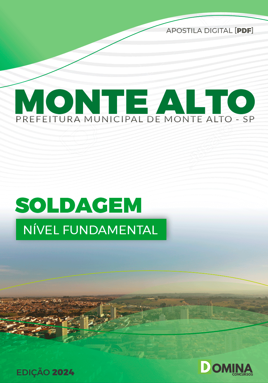 Apostila Prefeitura Monte Alto SP 2024 Soldagem