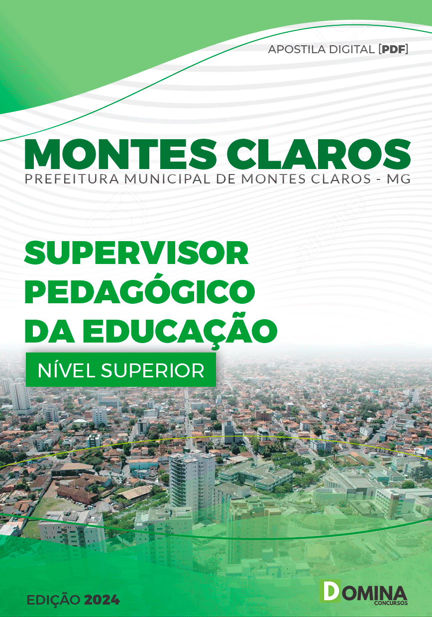 Pref Montes Claros MG 2024 Supervisor Pedagógico da Educação