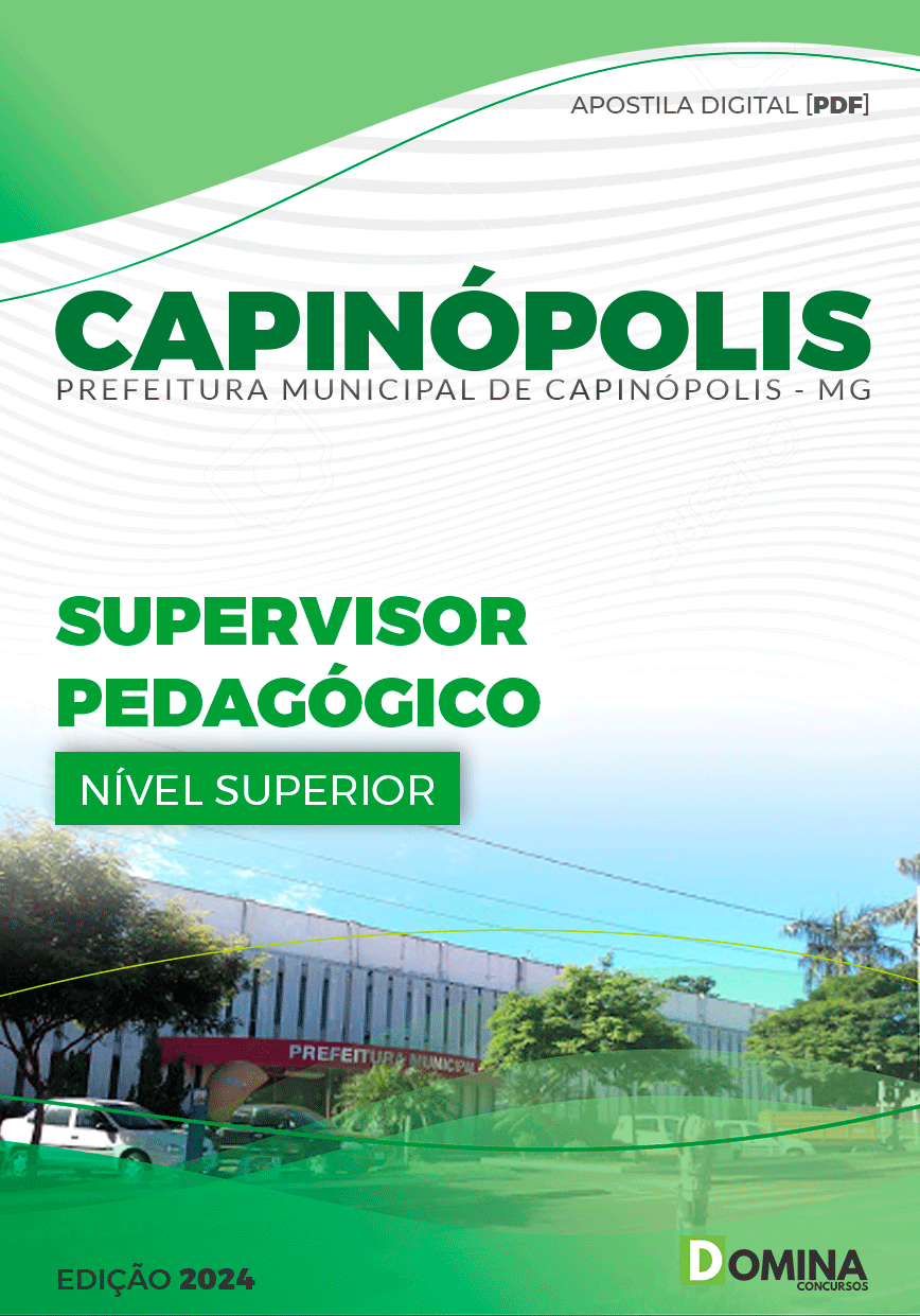Apostila Prefeitura Capinópolis MG 2024 Supervisor Pedagógico