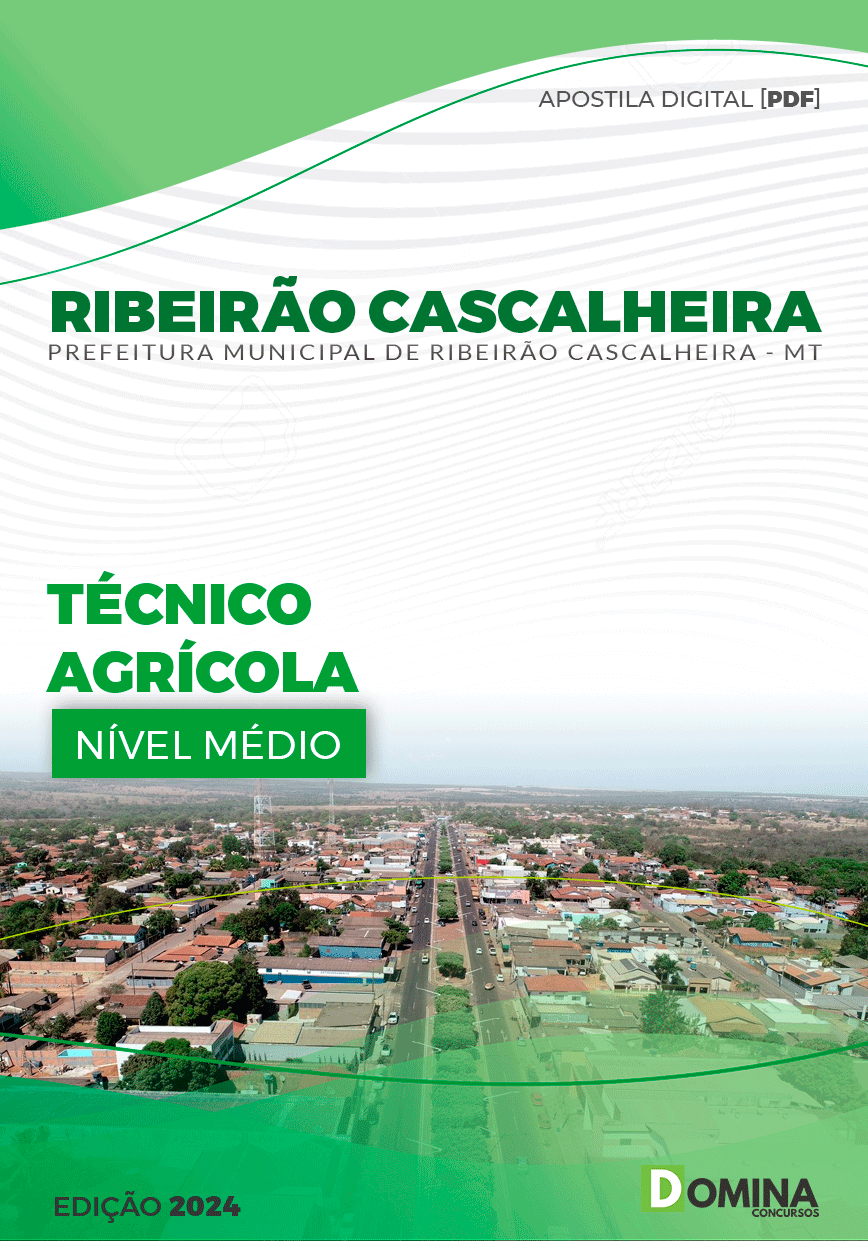 Apostila Pref Ribeirão Cascalheira MT 2024 Técnico Agrícola