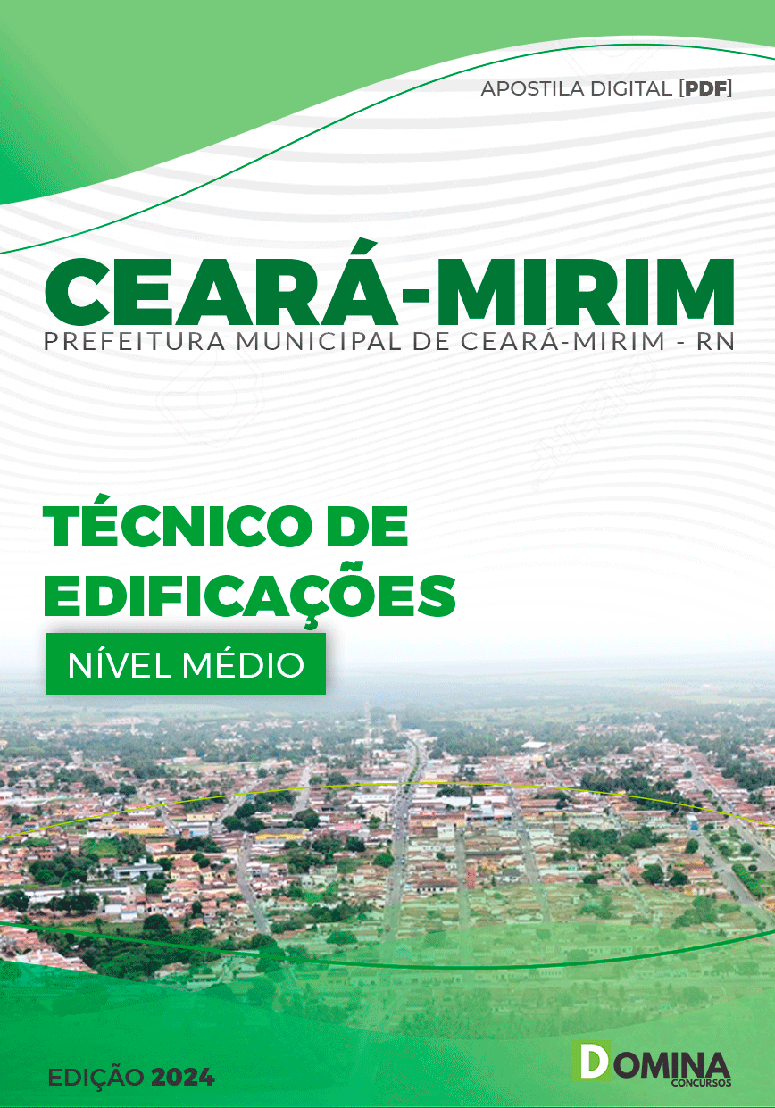 Apostila Pref Ceará Mirim RN 2024 Técnico de Edificações