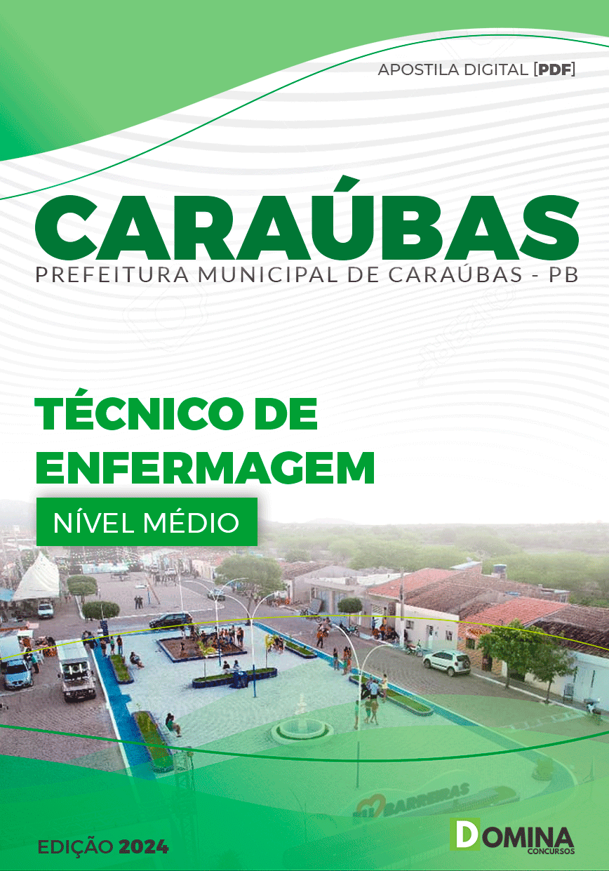 Apostila Pref Caraúbas PB 2024 Técnico Enfermagem