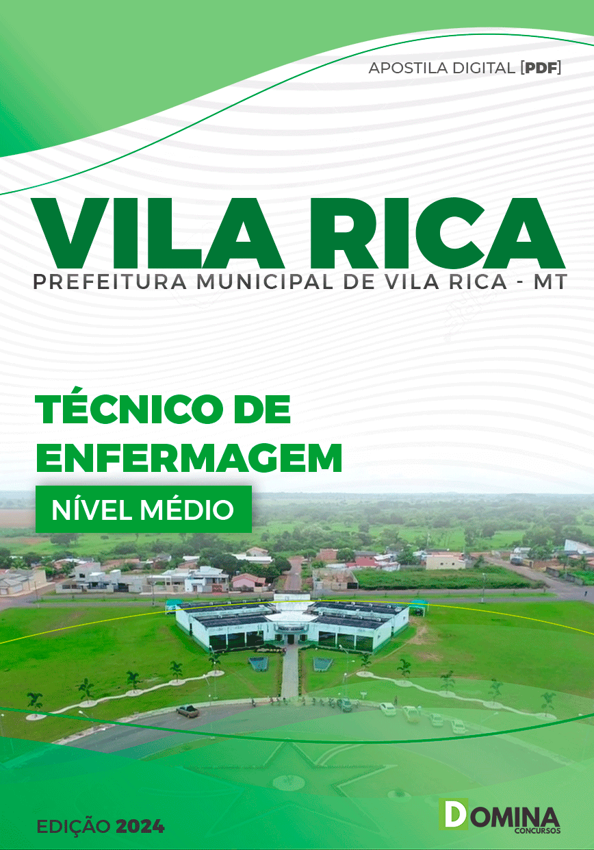 Apostila Pref Vila Rica MT 2024 Técnico Enfermagem