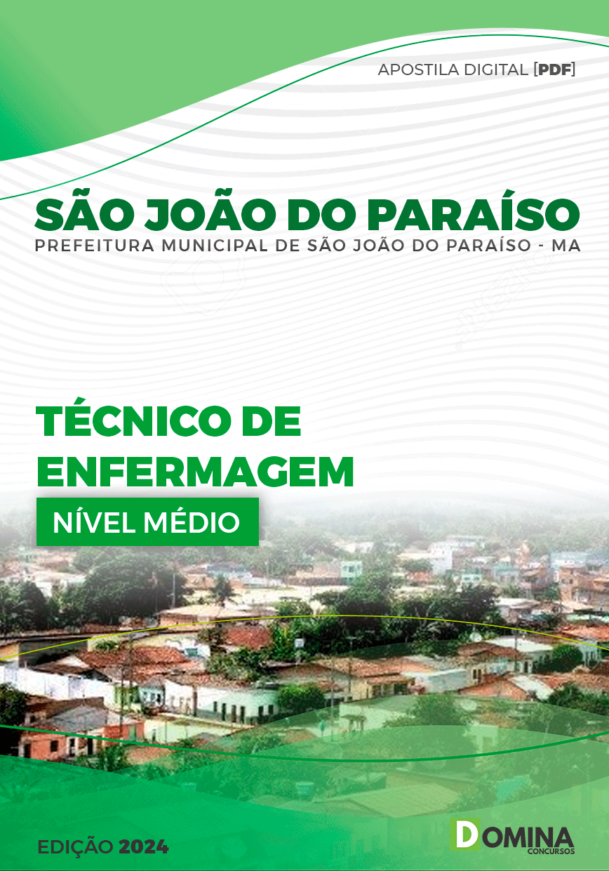 Apostila Pref São João do Paraíso MA 2024 Técnico Enfermagem