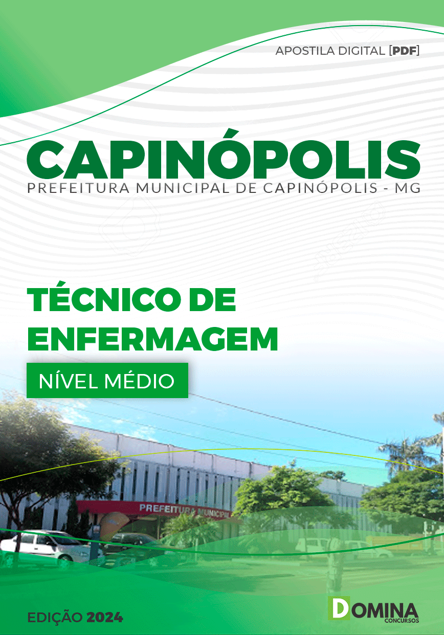 Apostila Prefeitura Capinópolis MG 2024 Técnico de Enfermagem