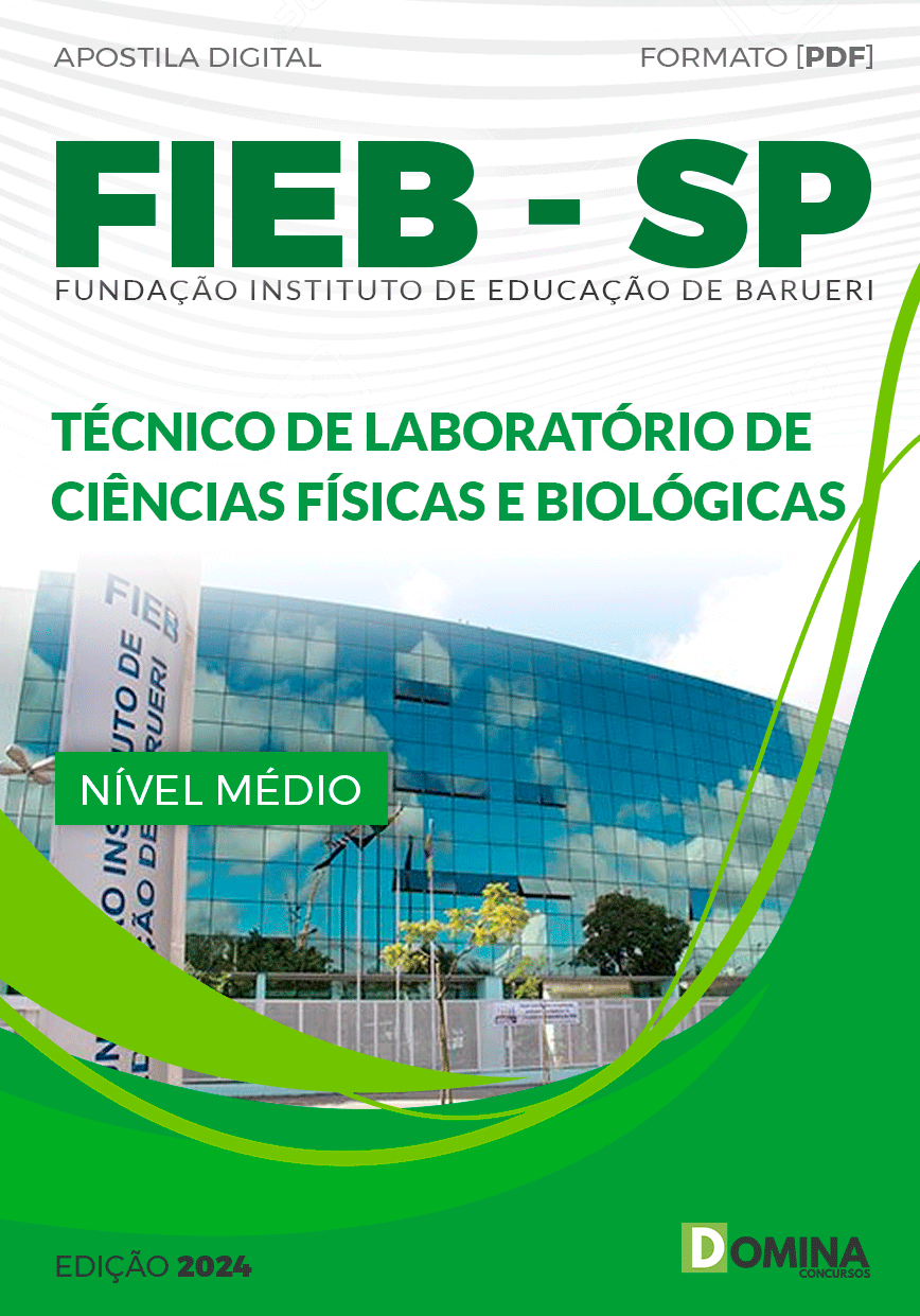FIEB Barueri SP 2024 Técnico de Laboratório de Ciências