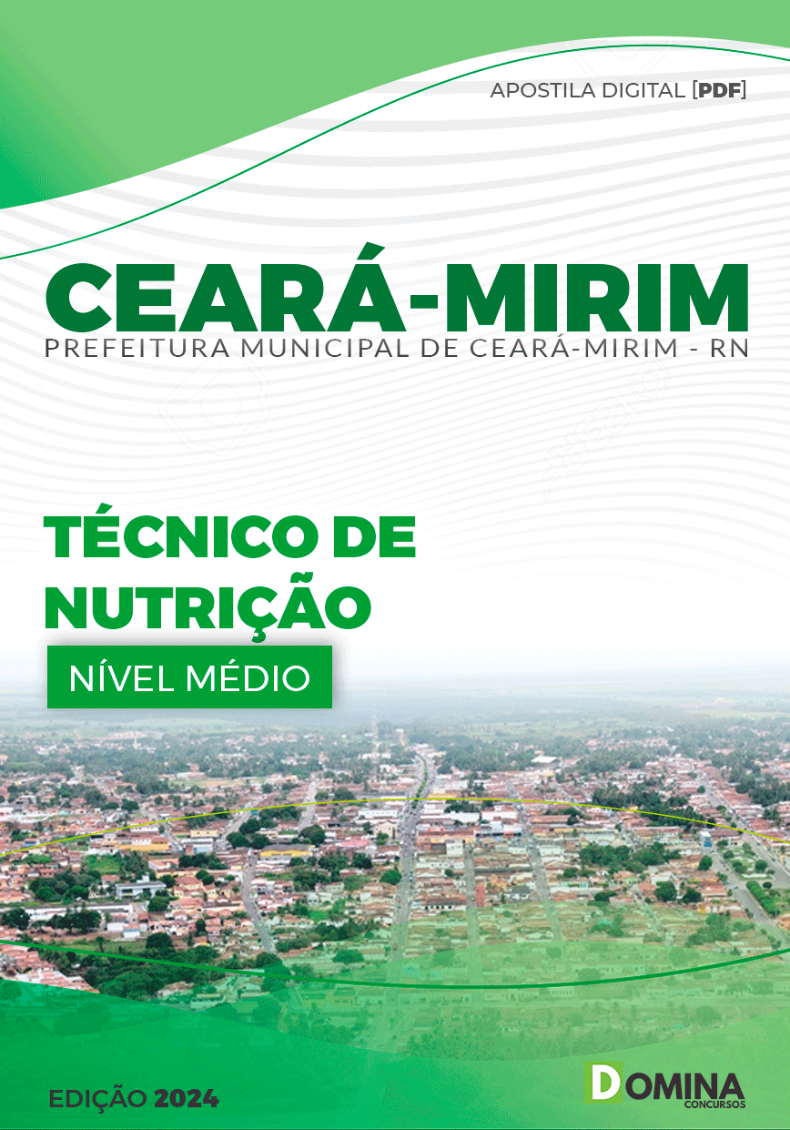 Apostila Pref Ceará Mirim RN 2024 Técnico de Nutrição