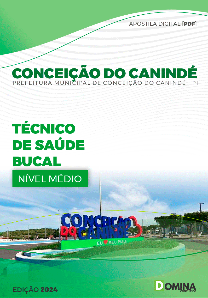 Apostila Pref Conceição do Canindé PI 2024 Técnico Saúde Bucal