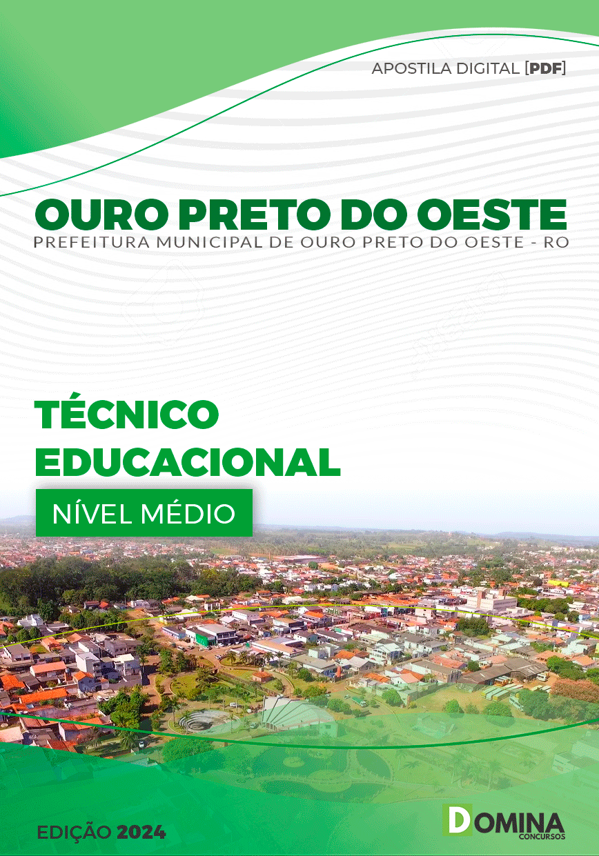Apostila Pref Ouro Preto do Oeste RO 2024 Técnico Educacional