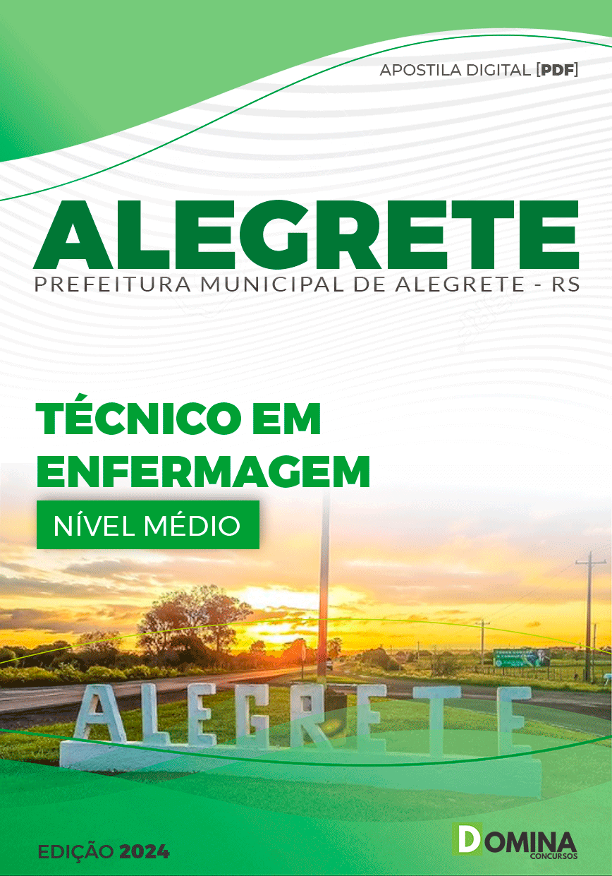 Apostila Prefeitura Alegrete RS 2024 Técnico em Enfermagem