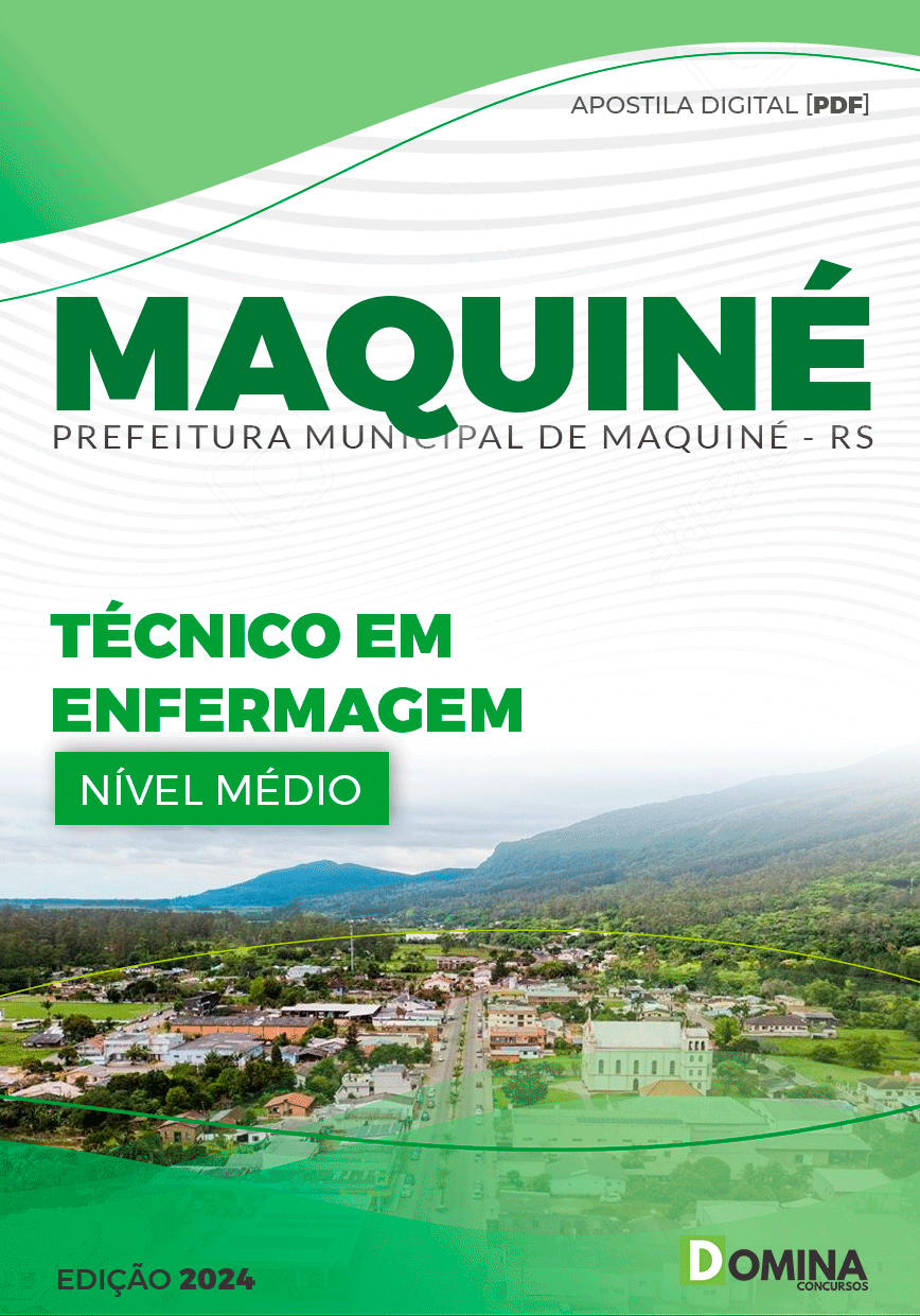 Apostila Prefeitura Maquiné RS 2024 Técnico em Enfermagem