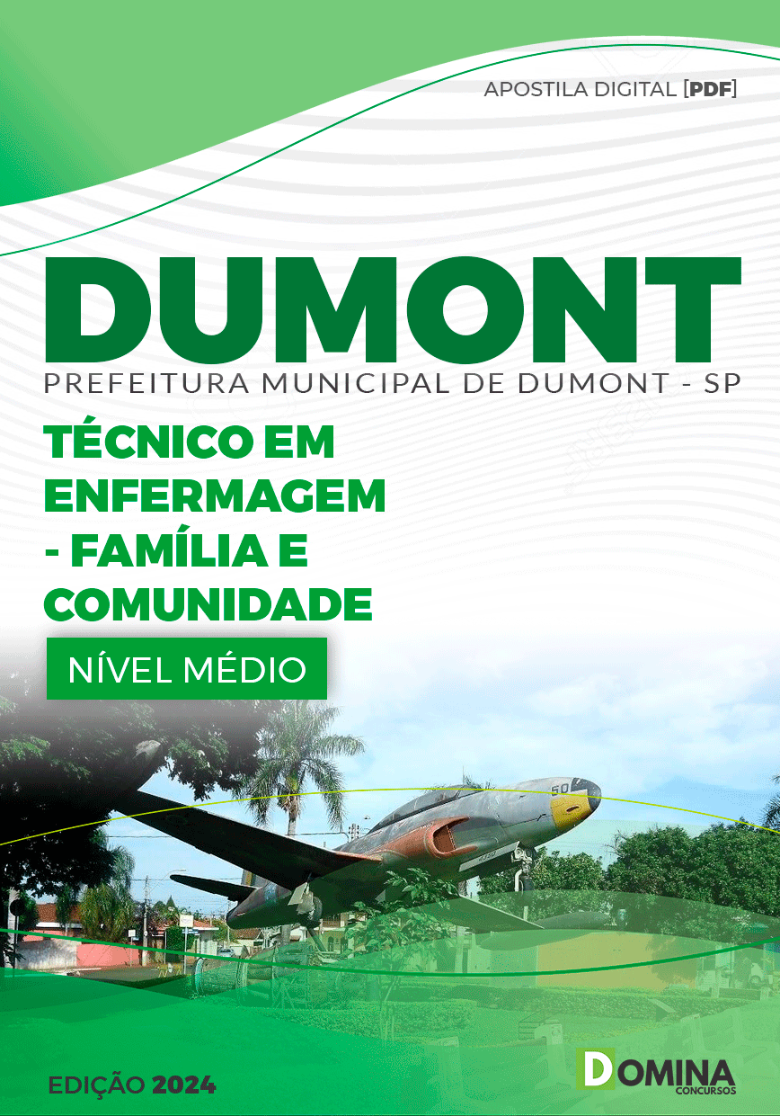 Apostila Pref Dumont SP 2024 Técnico Enfermagem Família Comunidade