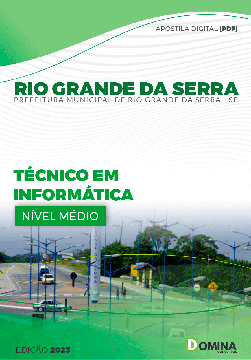 Apostila Pref Rio Grande Serra SP 2024 Técnico em Informática