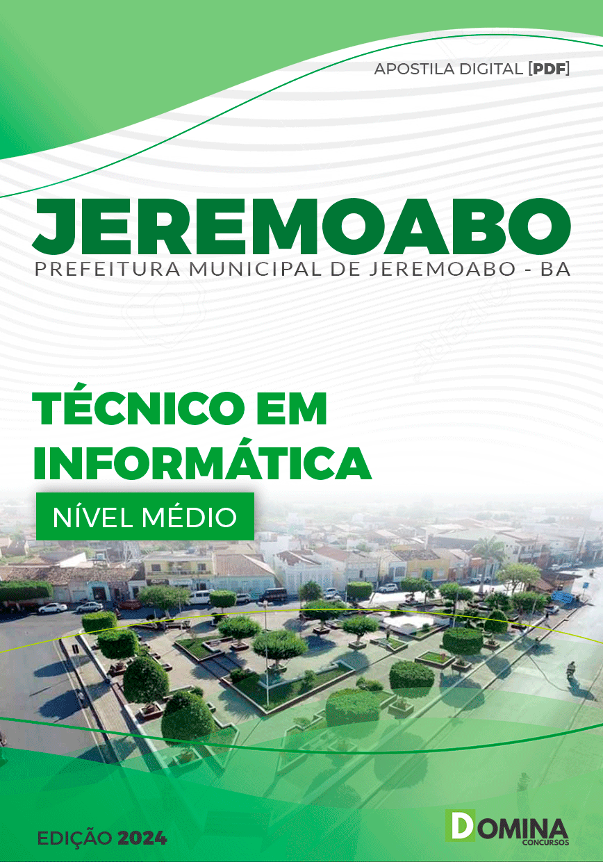 Apostila Pref Jeremoabo BA 2024 Técnico Informática