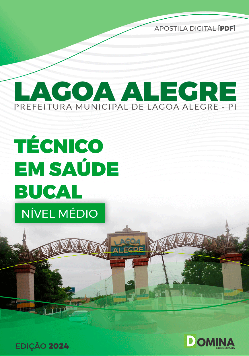 Apostila Prefeitura Lagoa Alegre PI 2024 Técnico em Saúde Bucal