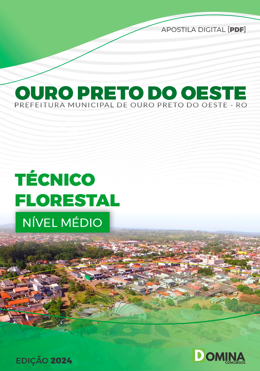 Apostila Pref Ouro Preto do Oeste RO 2024 Técnico Florestal