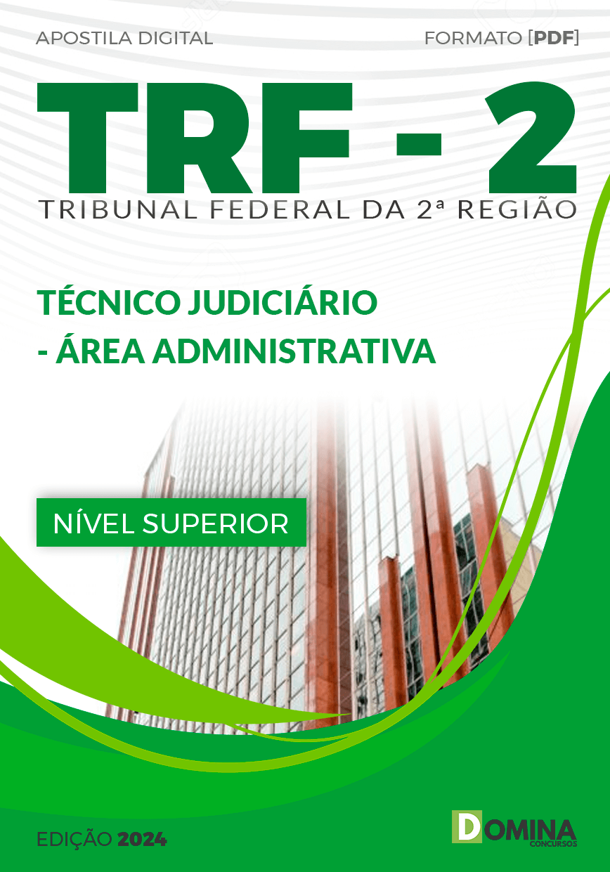 Apostila TRF 2 2024 Técnico Judiciário Administrativa