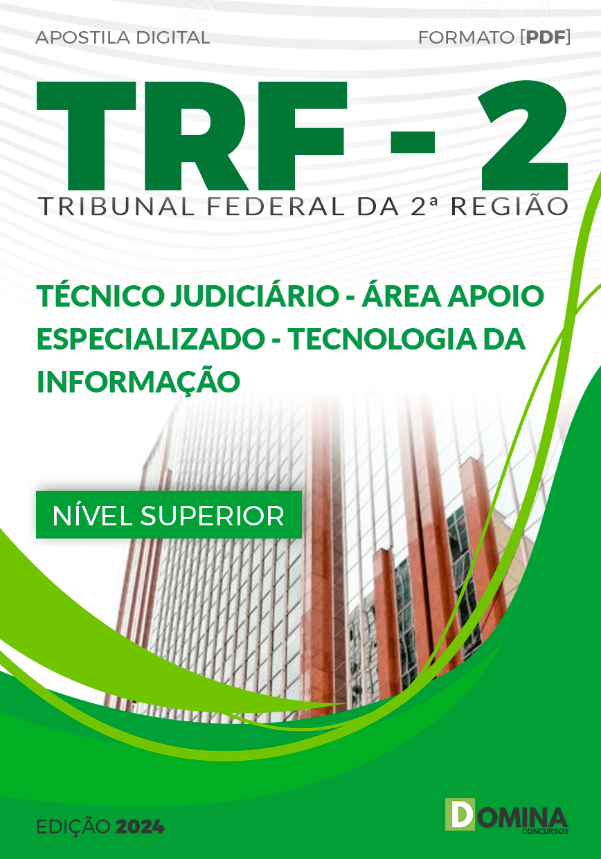 Apostila TRF 2 2024 Técnico Judiciário Tecnologia Informação