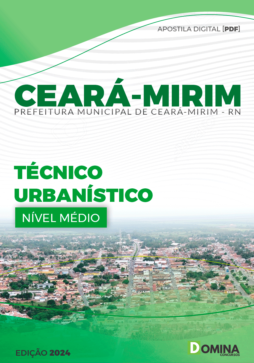 Apostila Pref Ceará Mirim RN 2024 Técnico Urbanístico