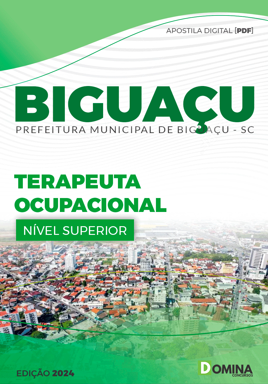 Apostila Prefeitura Biguaçu SC 2024 Terapeuta Ocupacional