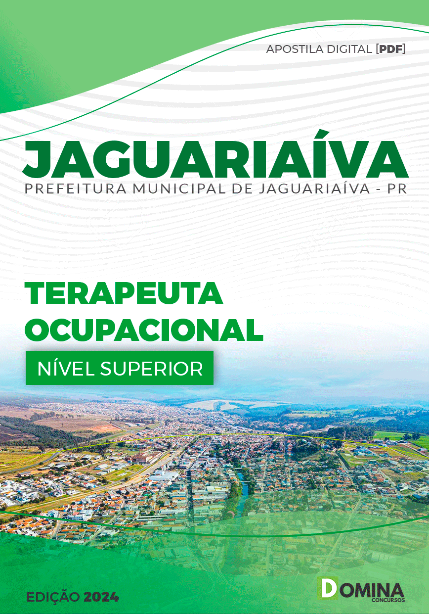Apostila Pref Jaguariaíva PR 2024 Terapeuta Ocupacional
