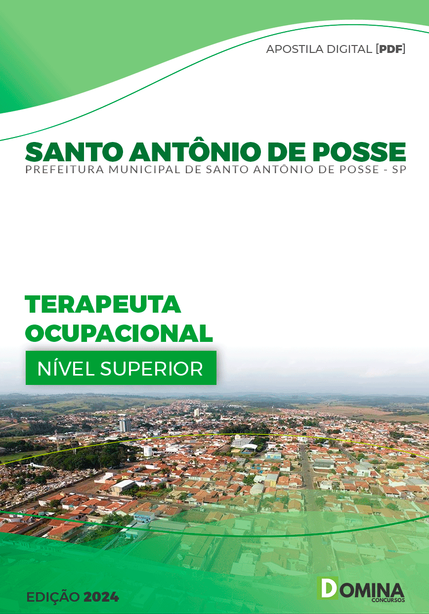 Apostila Pref Santo Antônio De Posse SP 2024 Terapeuta Ocupacional