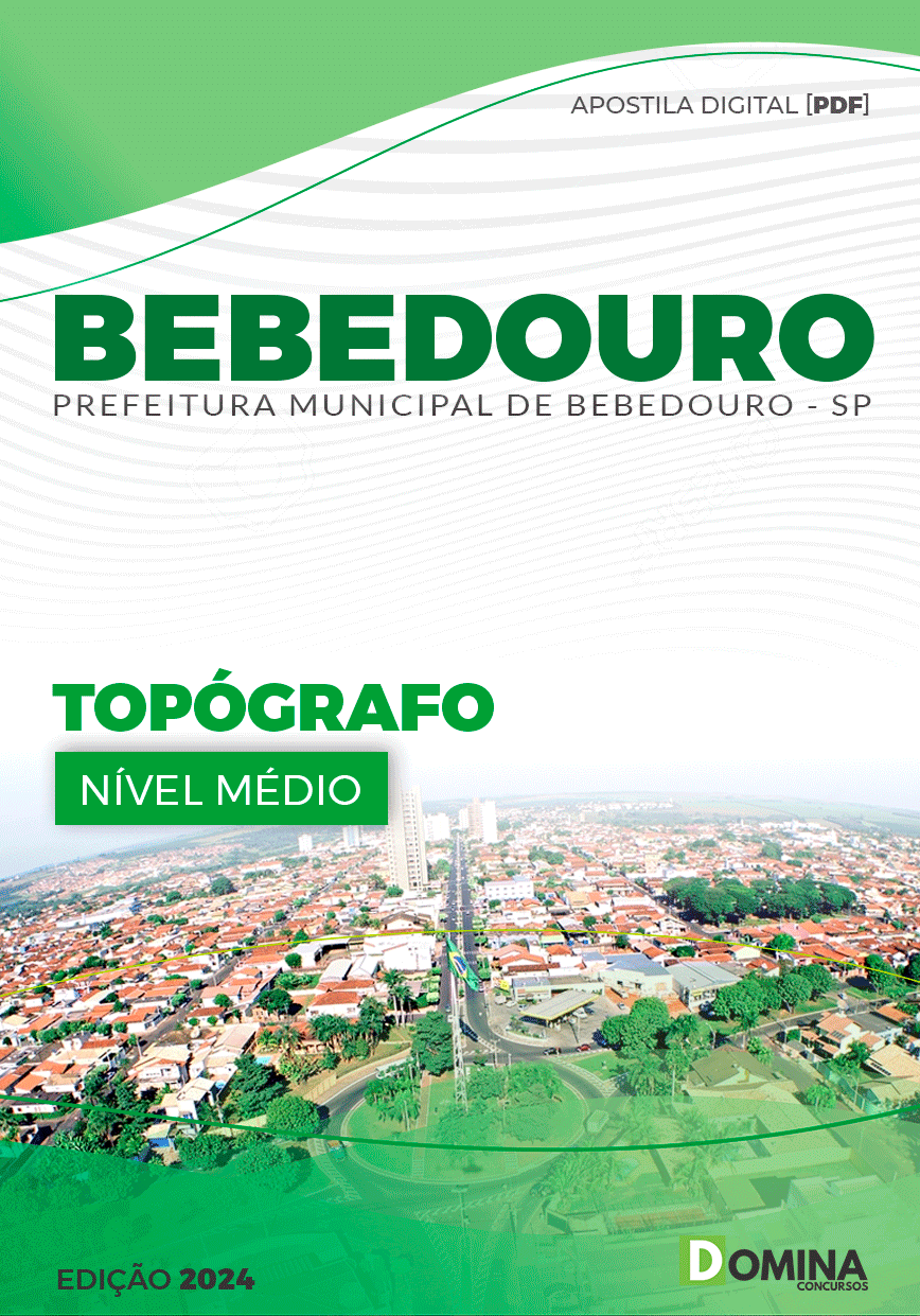 Apostila Pref Bebedouro SP 2024 Topógrafo