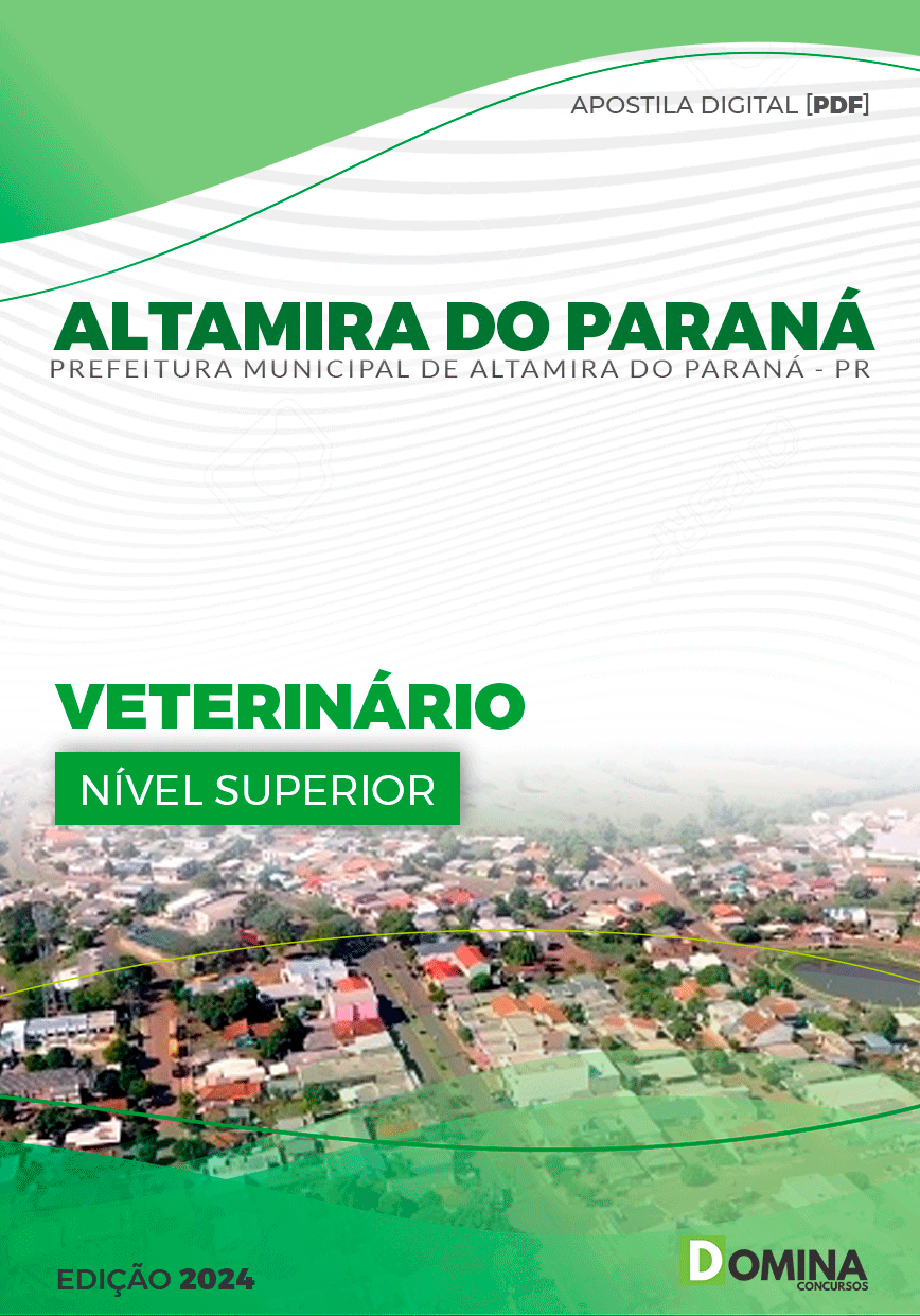Apostila Pref Altamira Do Paraná PR 2024 Veterinário