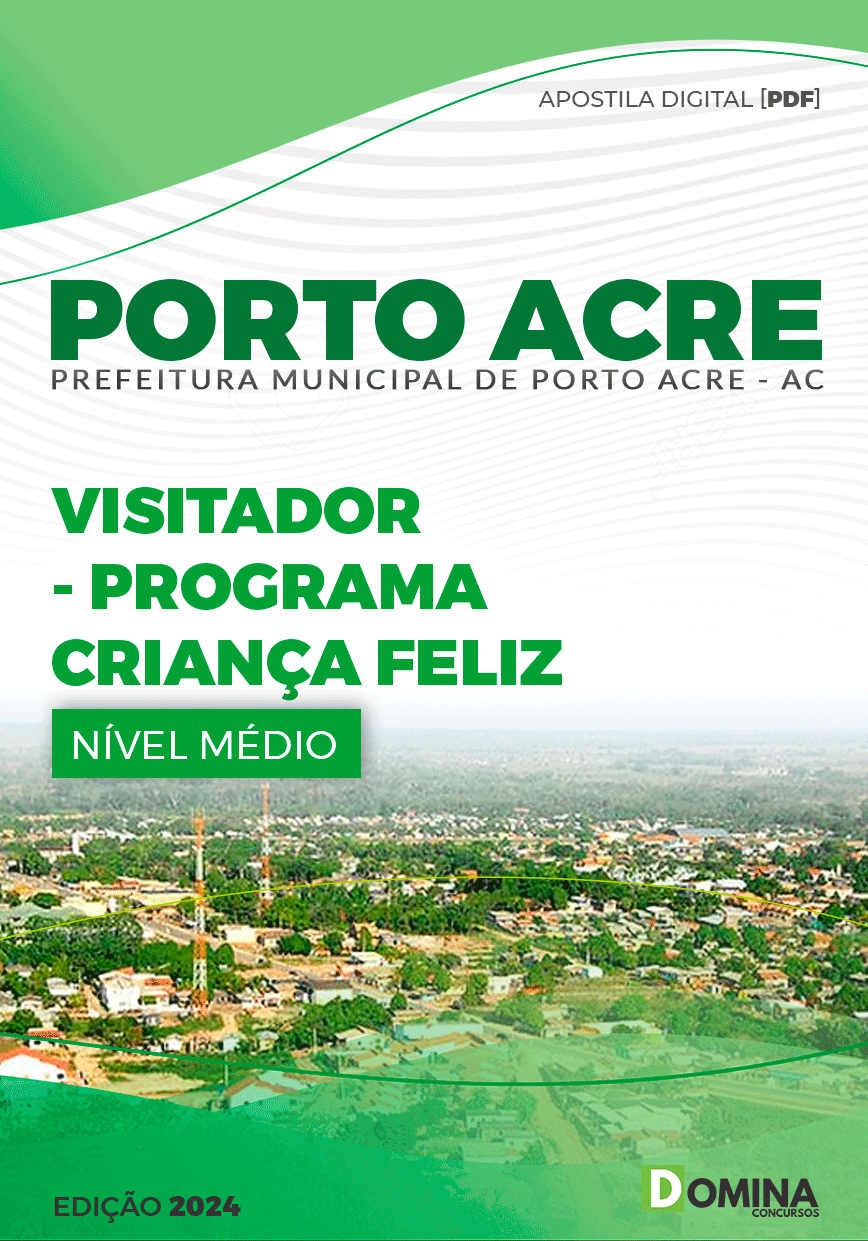 Apostila Prefeitura Porto Acre AC 2024 Visitador