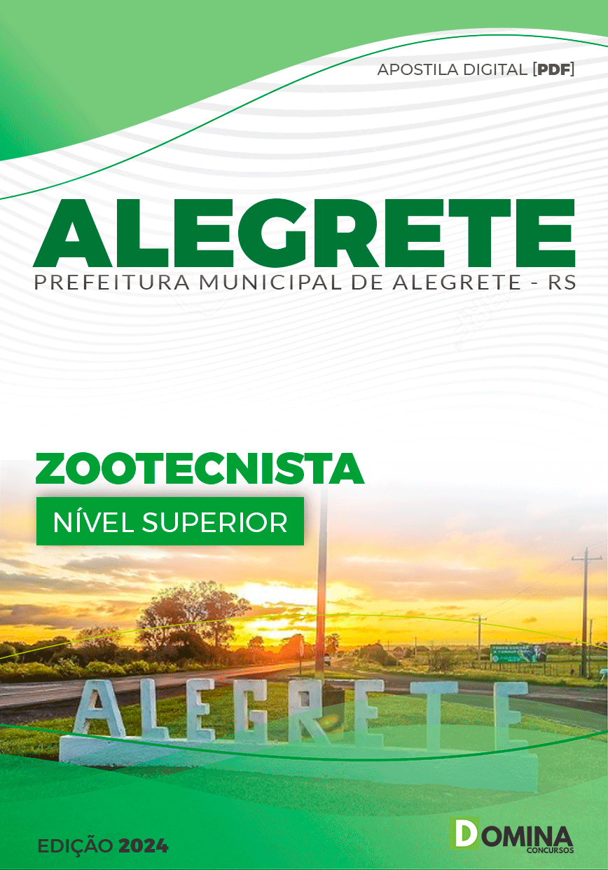 Apostila Prefeitura Alegrete RS 2024 Zootecnista