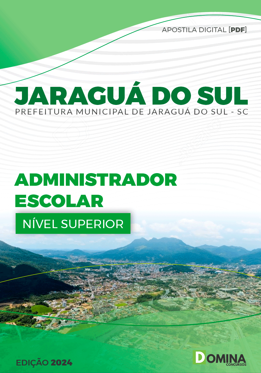 Apostila Prefeitura Jaraguá Sul SC 2024 Administrador Escolar
