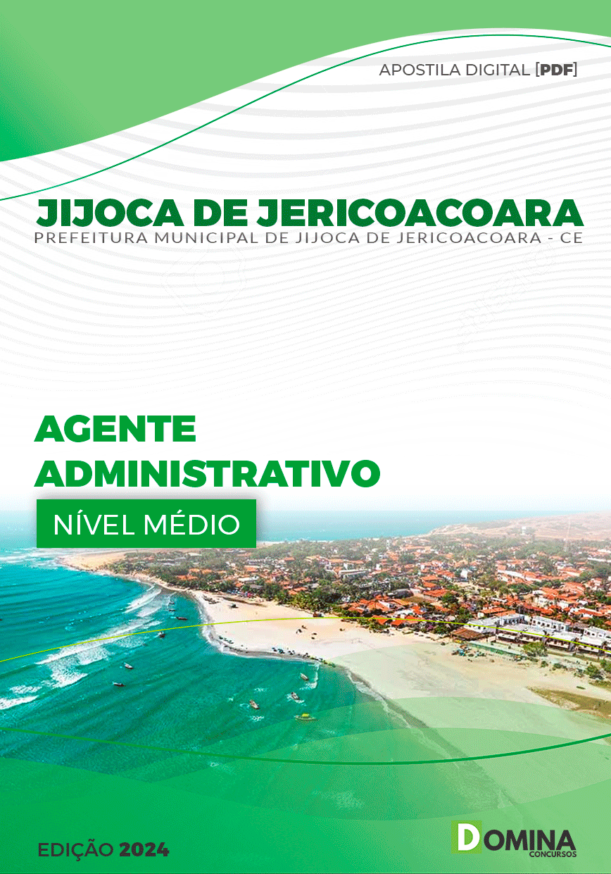 Apostila Prefeitura Jijoca de Jericoacora CE 2024 Agente Administrativo