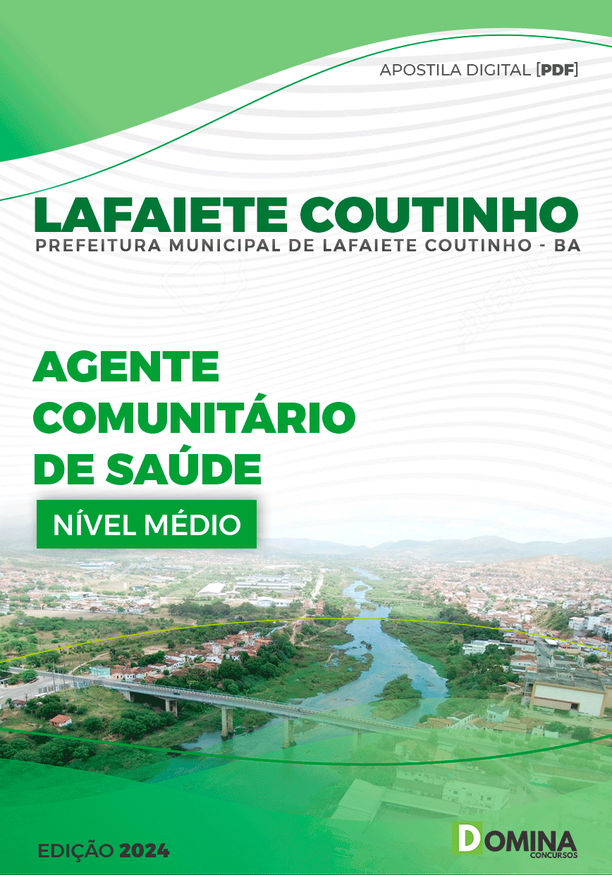 Apostila Prefeitura Lafaiete Coutinho BA 2024 Agente Comunitário Saúde