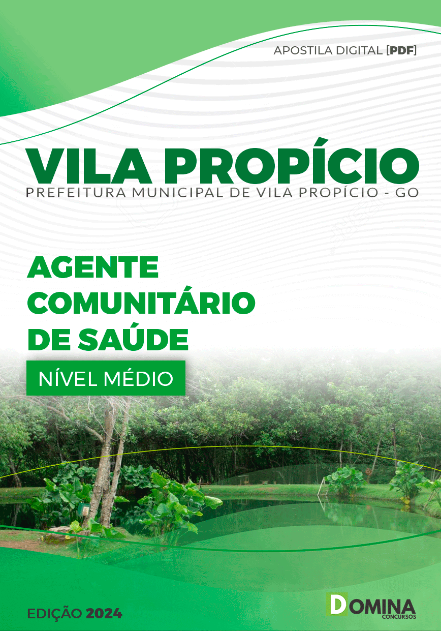 Apostila Prefeitura Vila Propício GO 2024 Agente Comunitário De Saúde