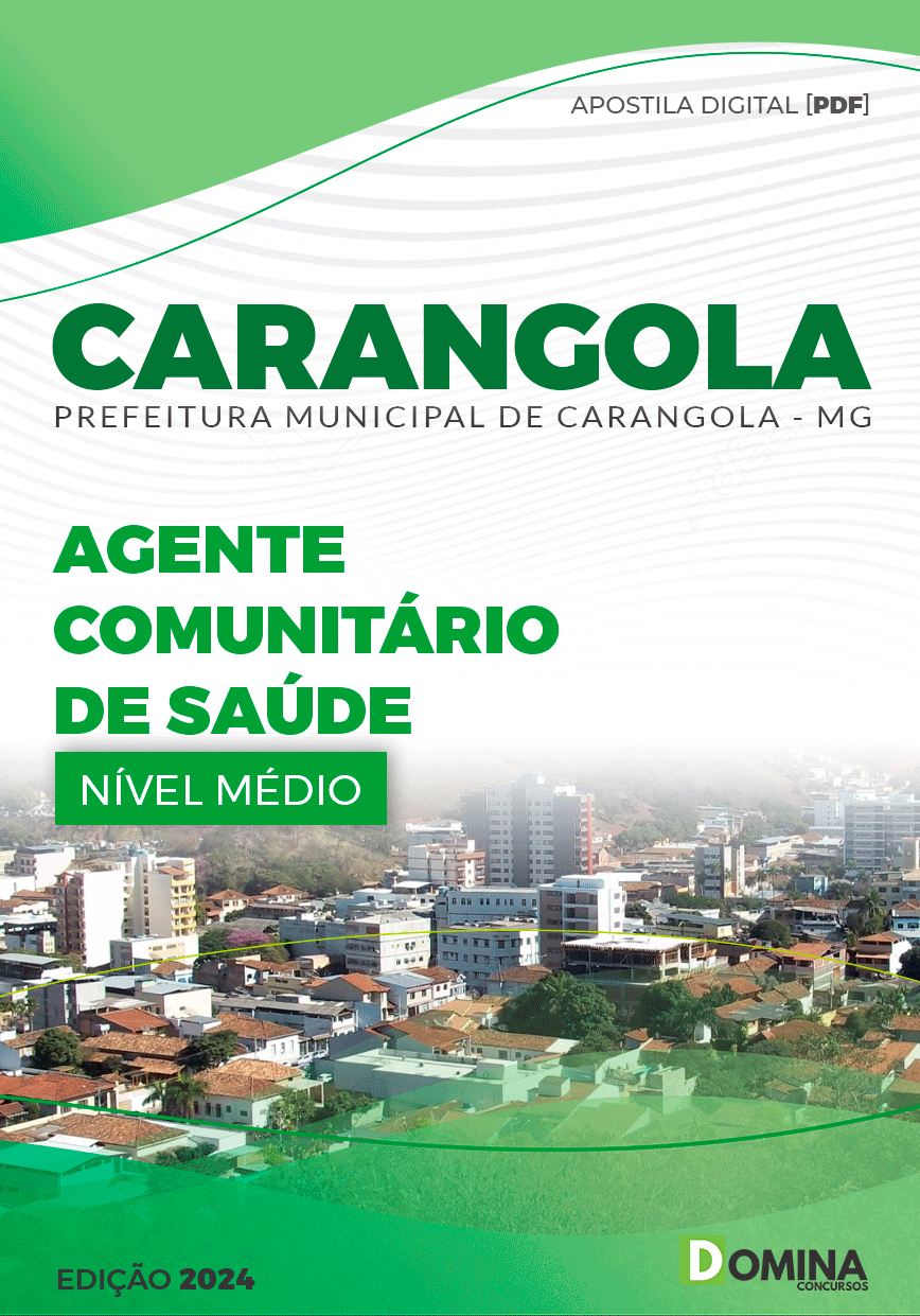 Apostila Prefeitura Carangola MG 2024 Agente Comunitário De Saúde