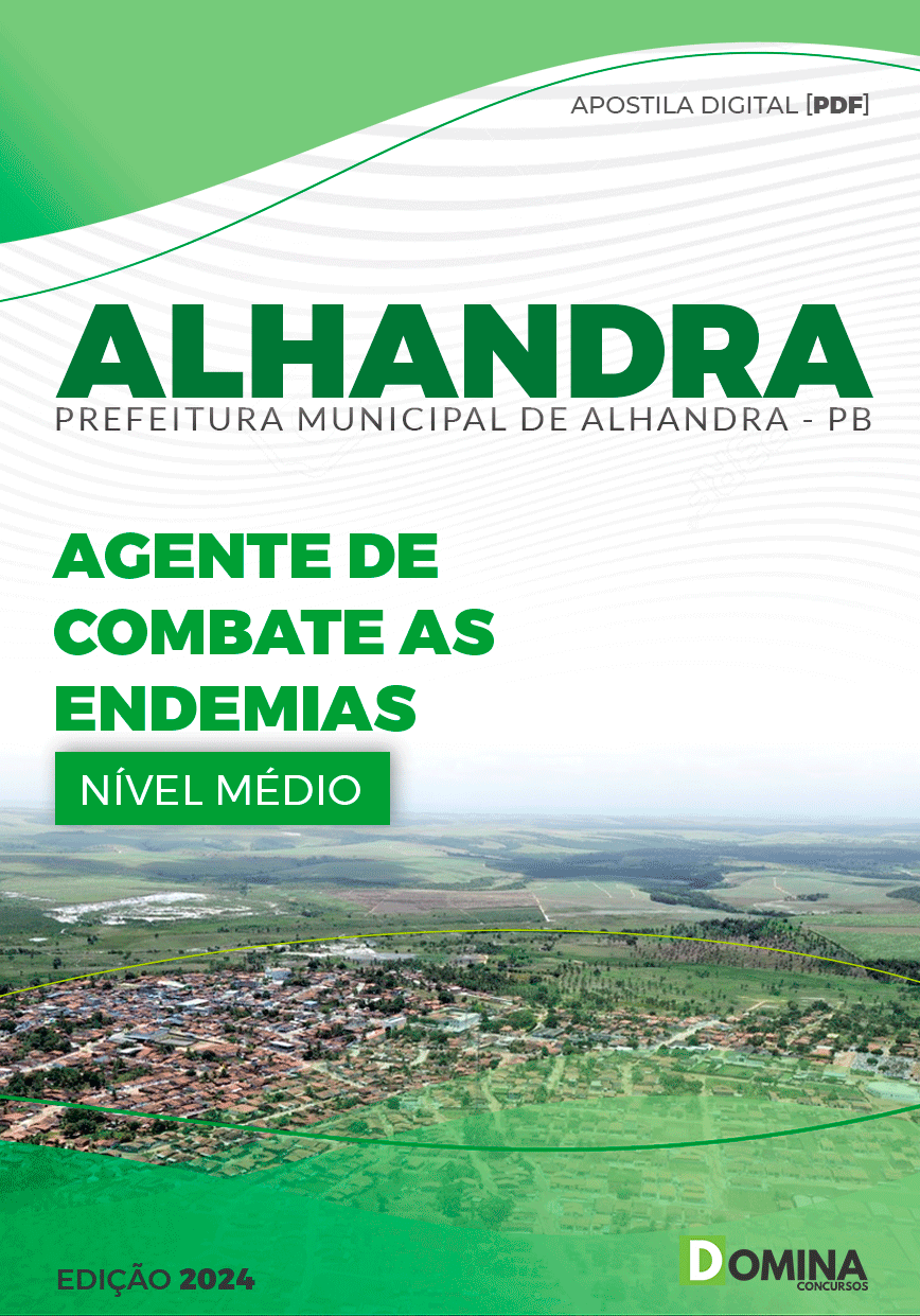 Apostila Prefeitura Alhandra PB 2024 Agente Combate Endemias