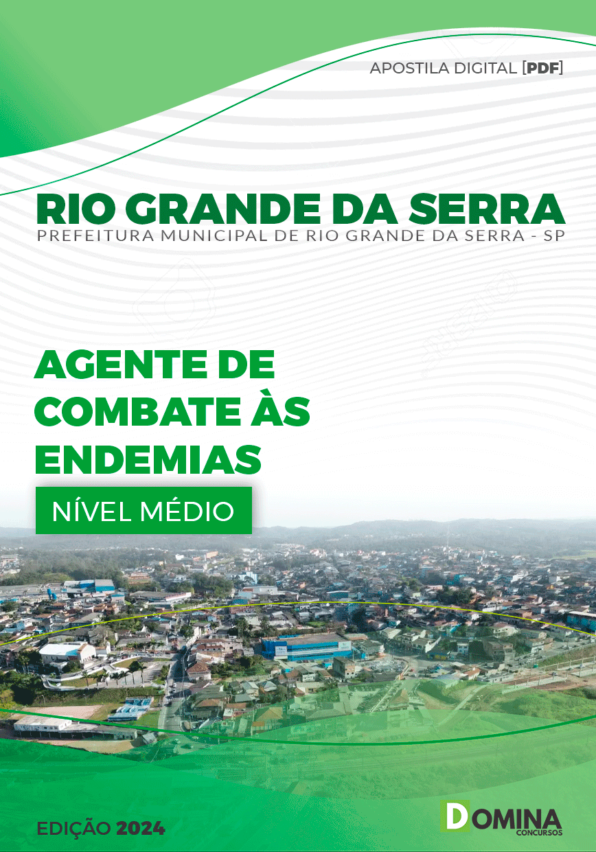 Apostila Prefeitura Rio Grande Da Serra SP 2024 Sup Agente Combate Às Endemias