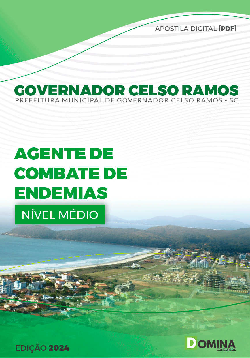 Apostila Prefeitura Governador Celso Ramos SC 2024 Agente Combate Endemias