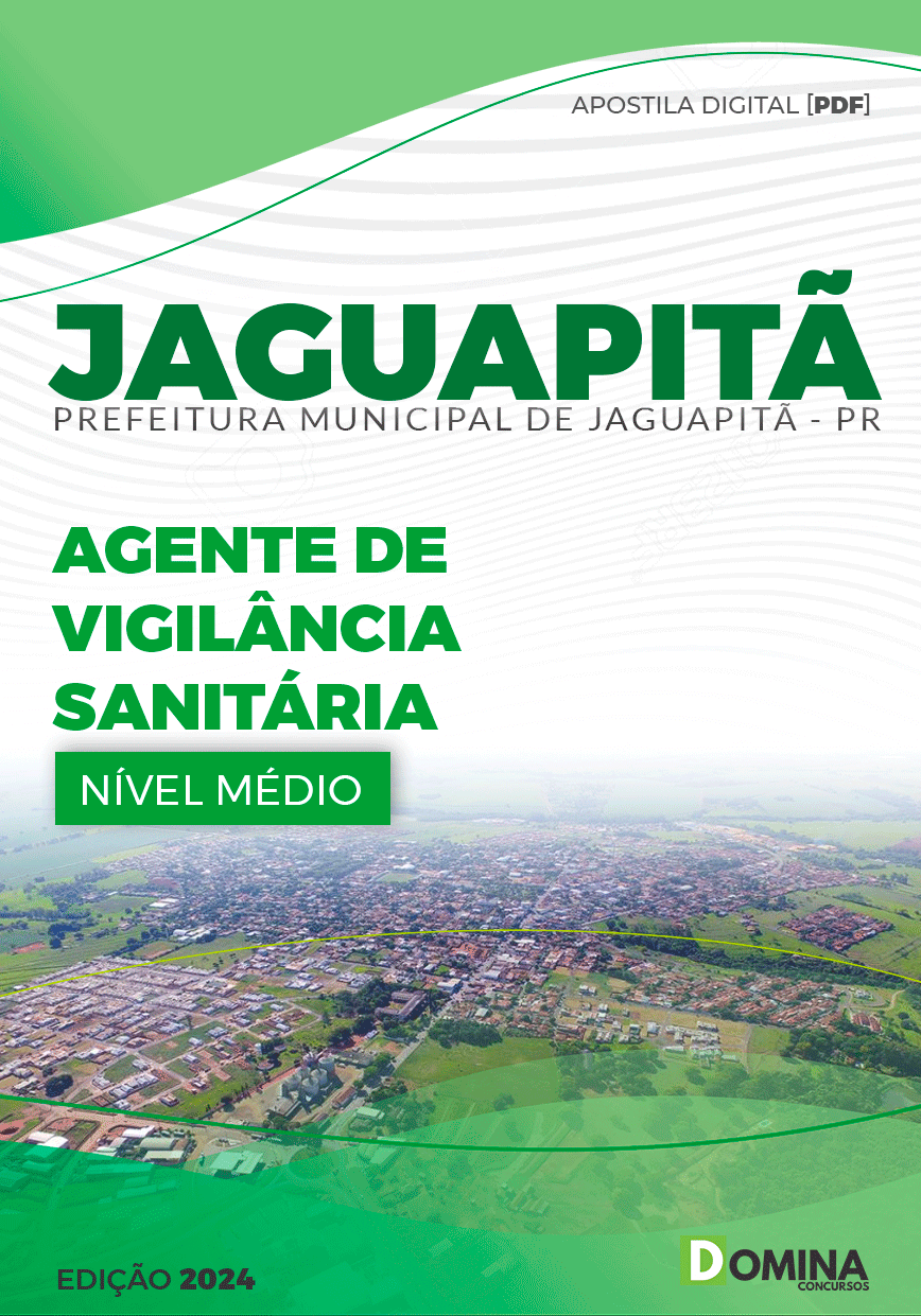 Apostila Prefeitura Jaguapitã PR 2024 Agente De Vigilância Sanitária