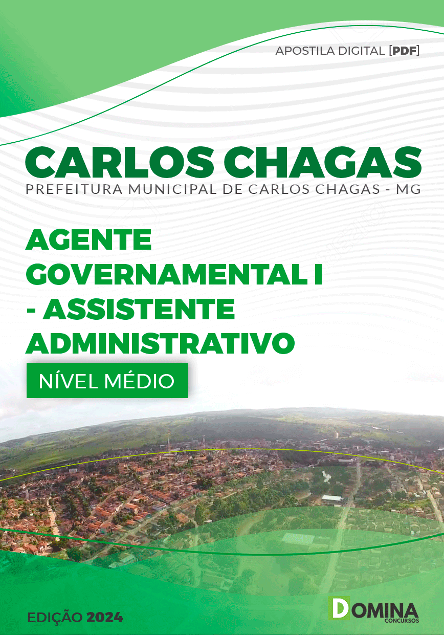 Apostila Prefeitura Carlos Chagas MG 2024 Assist Administrativo
