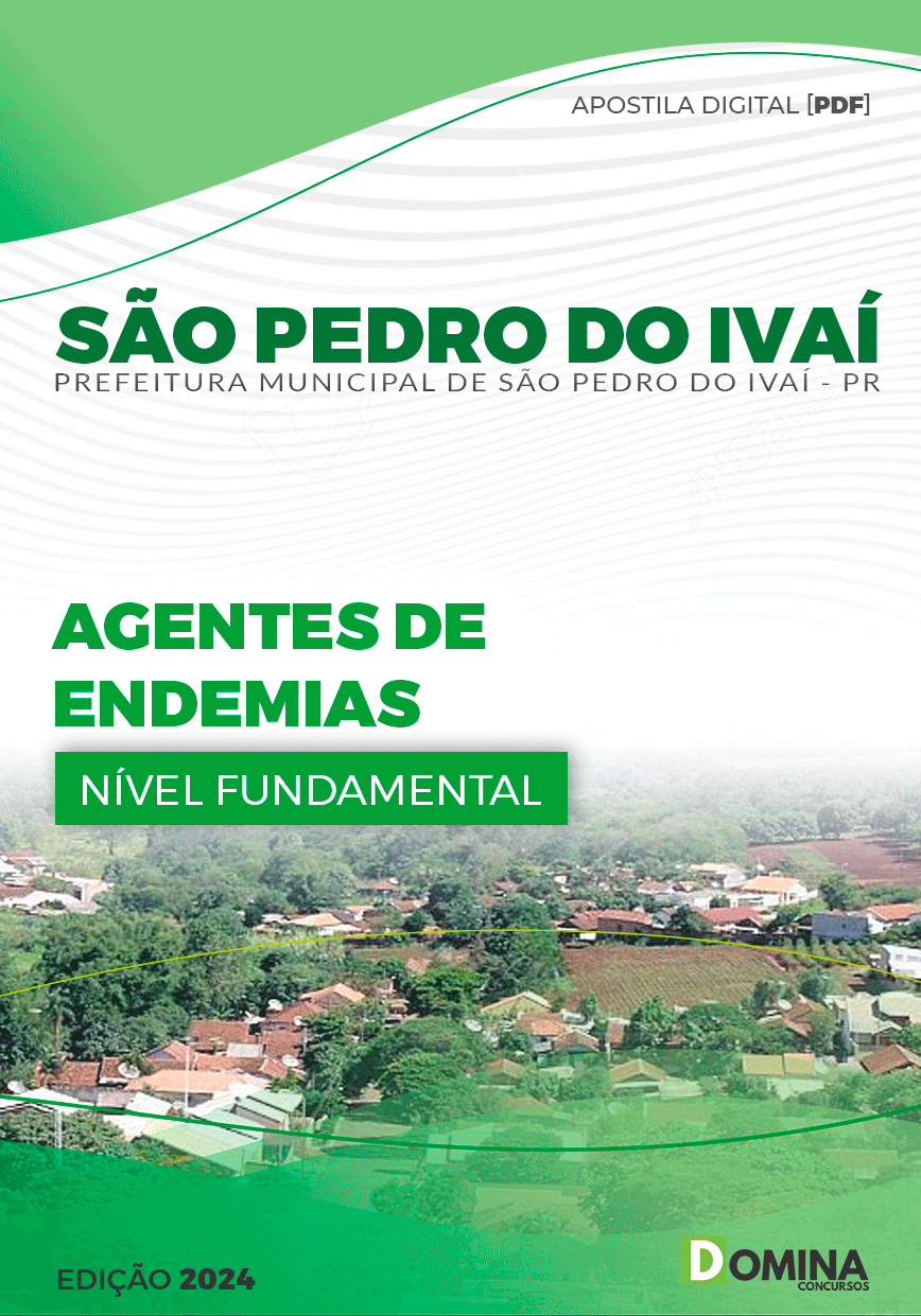 Apostila Prefeitura São Pedro Do Ivaí PR 2024 Agentes Endemias