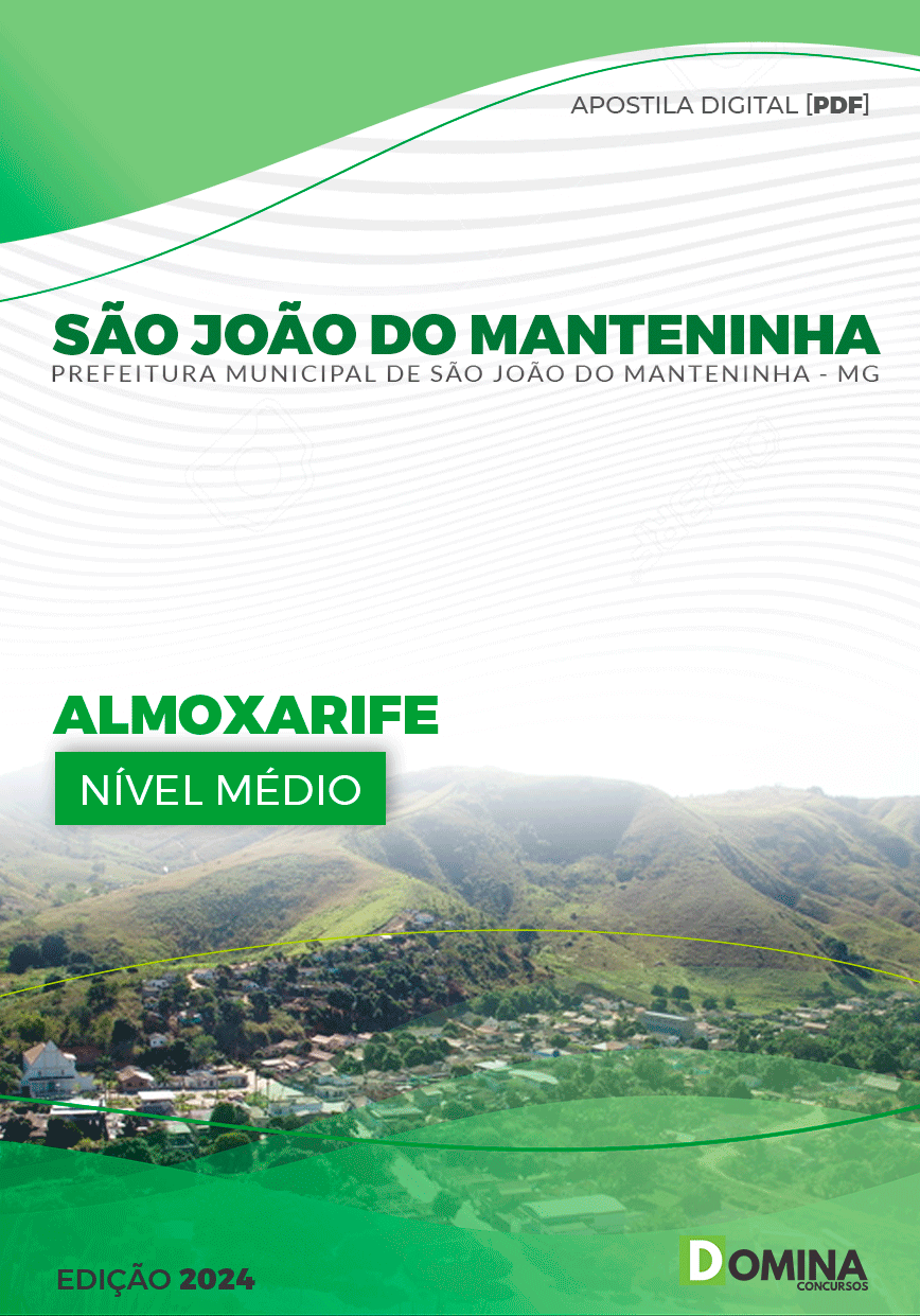Apostila Prefeitura São João do Manteninha MG Almoxarife