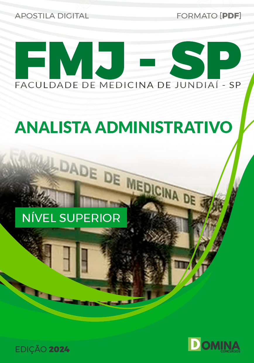 Apostila FMJ SP 2024 Analista Administrativo