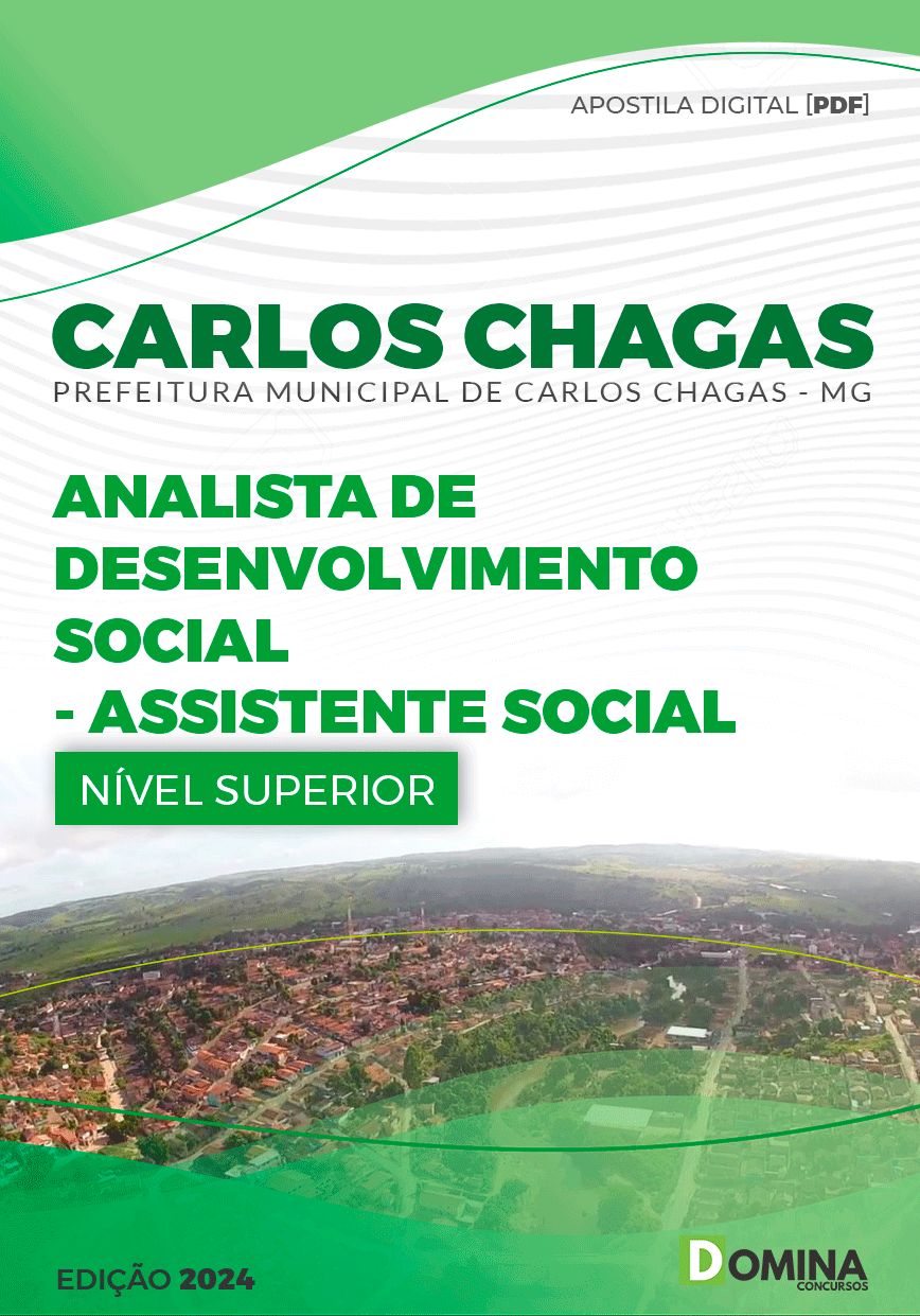 Apostila Prefeitura Carlos Chagas MG 2024 Assistente Social