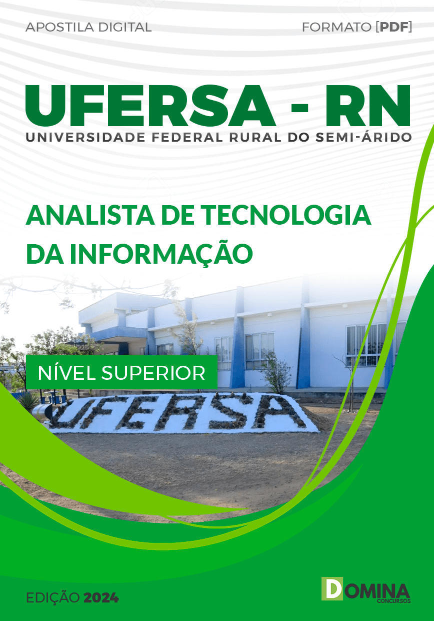 Apostila UFERSA RN 2024 Analista de Tecnologia da Informação