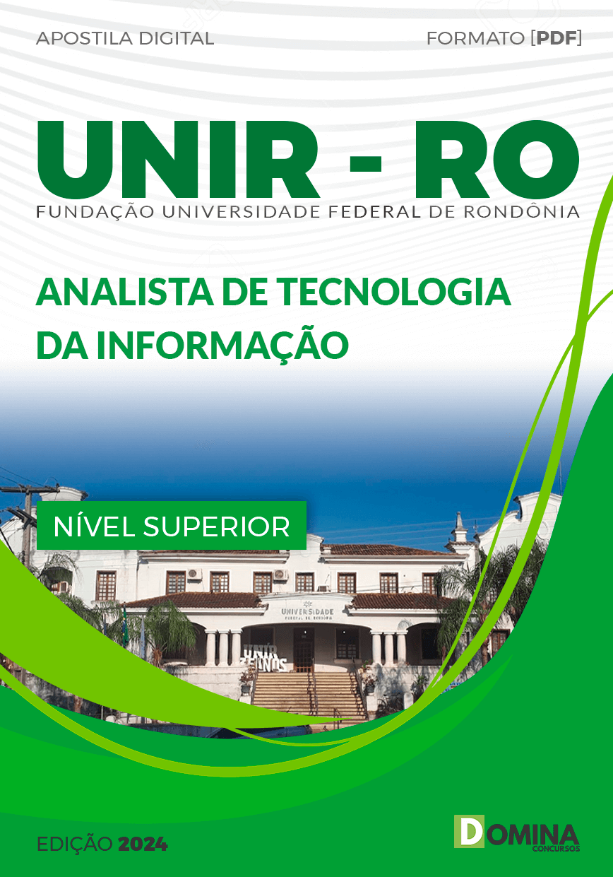 Apostila UNIR RO 2024 Analista de Tecnologia da Informação