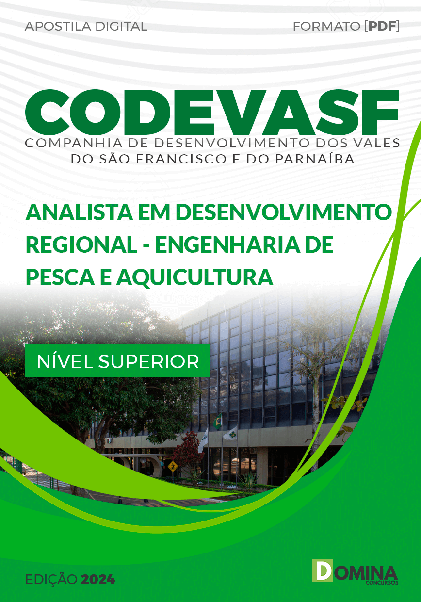 Apostila CODEVASF 2024 Analista Desenvolvimento Eng de Pesca