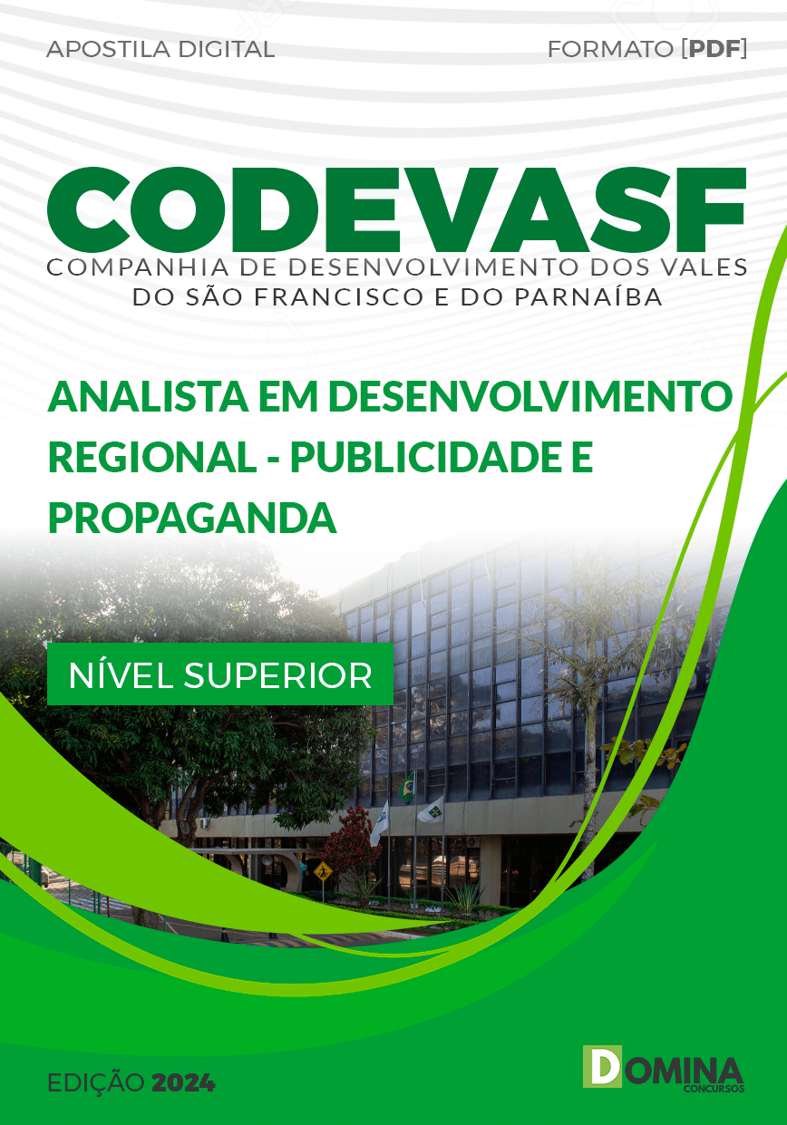 Apostila CODEVASF 2024 Analista Desenvolvimento Publicidade