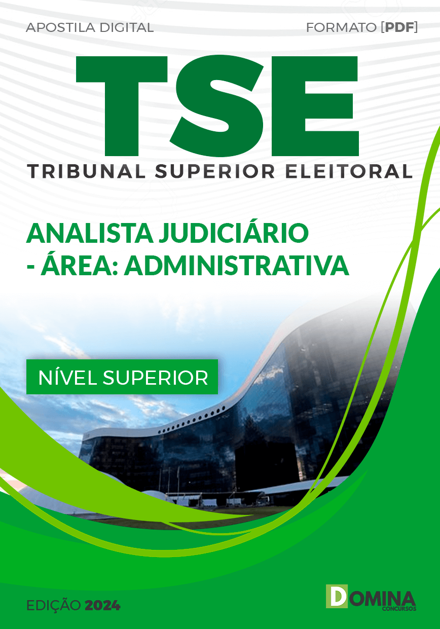 Apostila TSE 2024 Analista Judiciário Administrativo